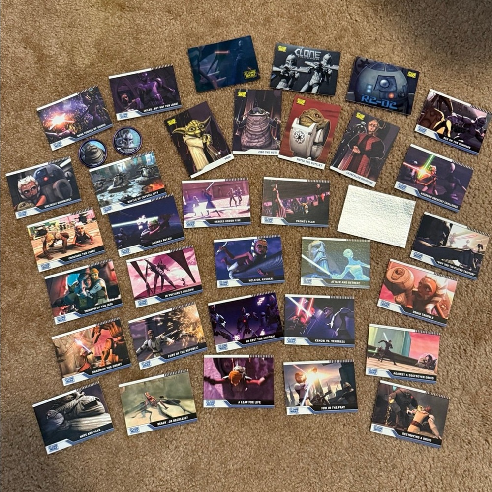 Star Wars Clone Wars Trading Cards